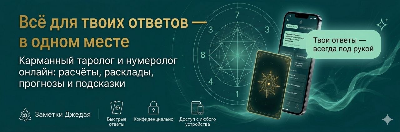 Заметки Джедая: таролог и нумеролог в Telegram